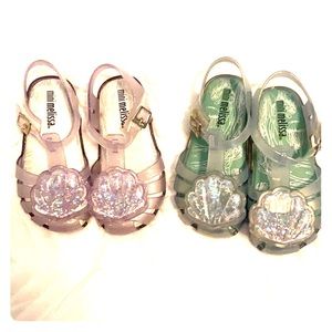 Mini Melissa shell shoes